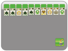 Play Spider (2 Suit) Solitaire